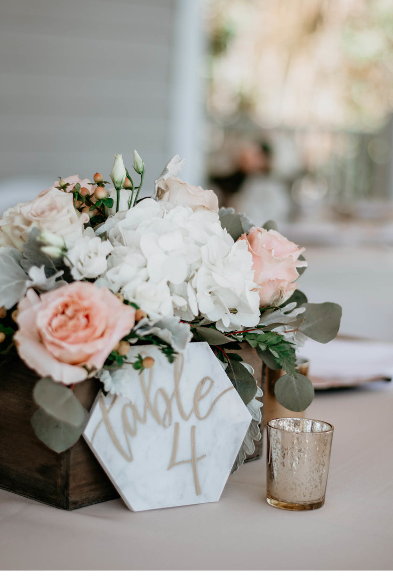 Rustic Chic Wedding Table Centerpiece Inspiration