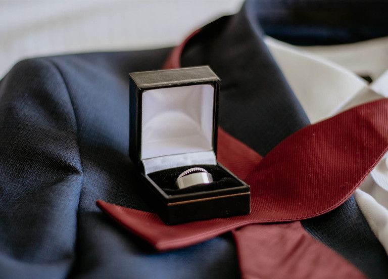 Groom Details Wedding Rings