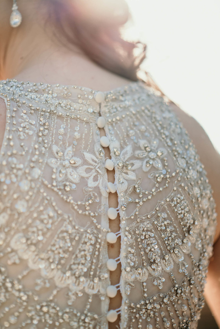 Allure Bridal Wedding Gown Detailed Back